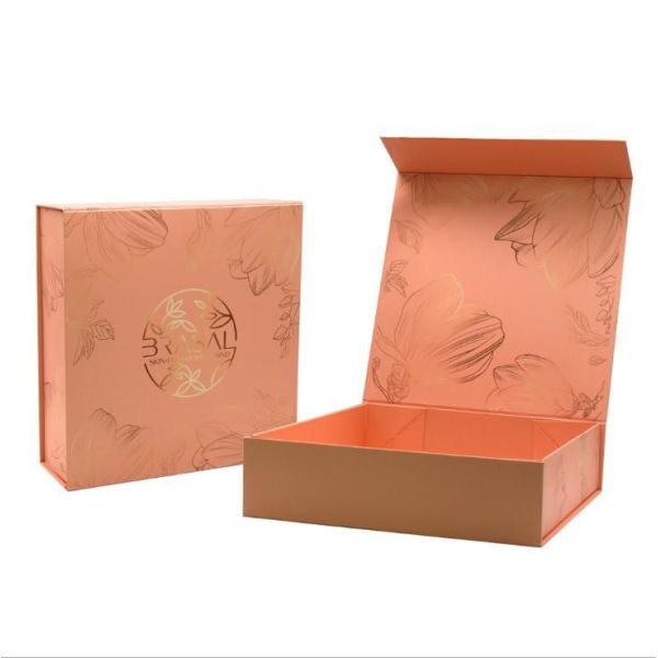 Paper Foldable Magnetic Packaging Boxes 1.0 - 3.0mm Thickness Hot Stamping Durable