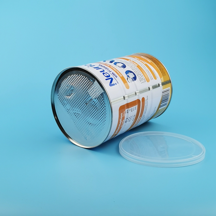 Жестяная коробка CMYK сухого молока еды Tinplate металла офсетная печать