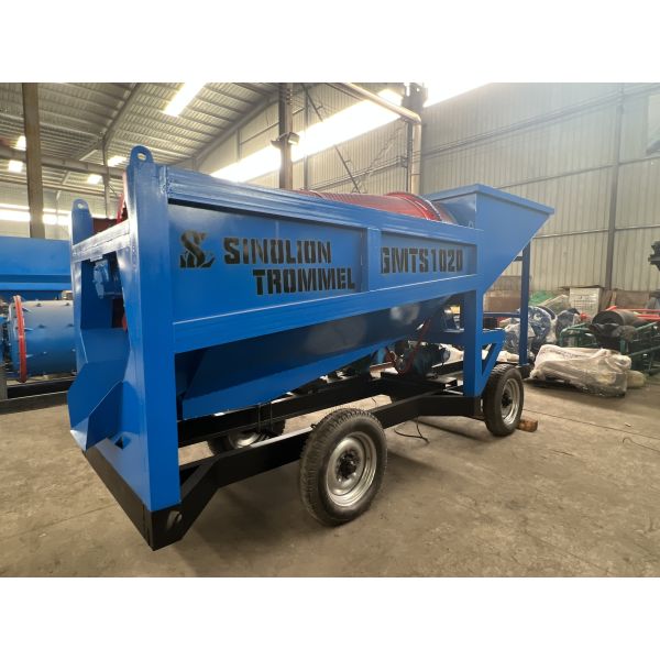 Sand Gold Separator Mining Trommel Screen Machinery with Feeding Size Less Than 300mm