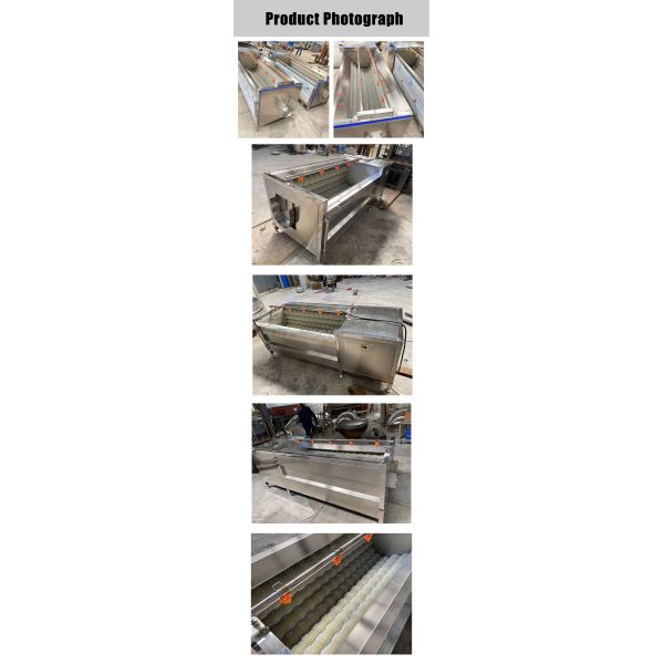 Hot sale cassava peeling and washing machine potato brush washer automatic potato peeling machine