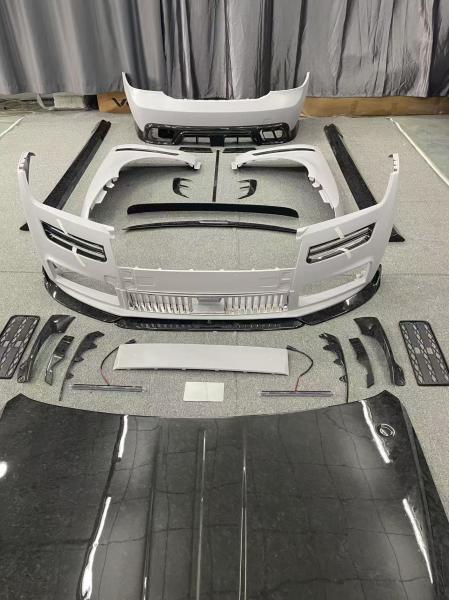 Rolls-Royce Ghost Carbon fiber body Kit ghost mansory style front and rear bumper spoilers hood fenders