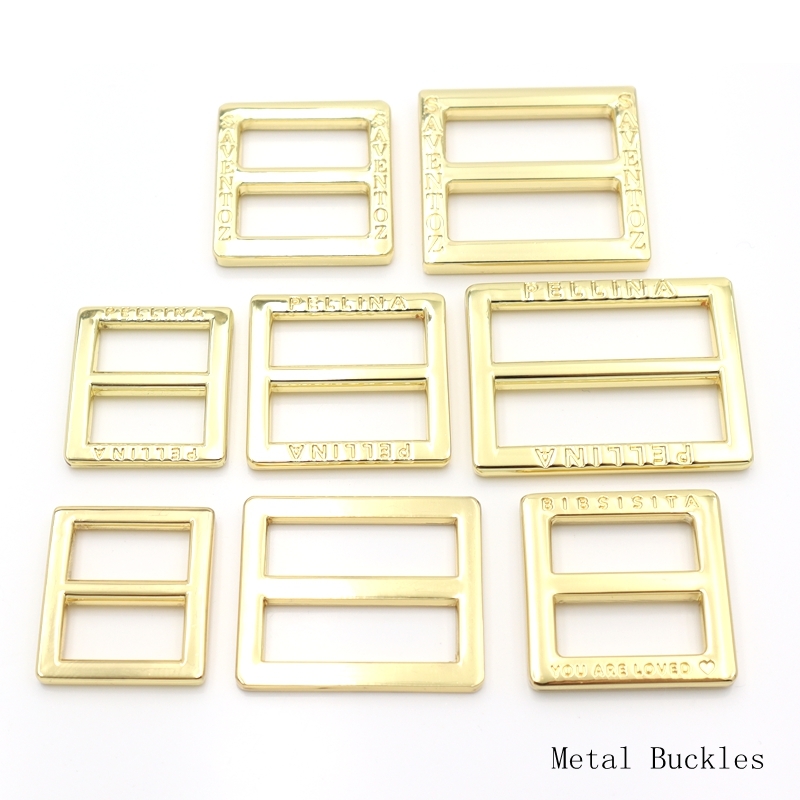 Triangle Metal Slide Adjuster Bag Hardware Shoulder Strap Slider Buckle Custom Zinc Alloy Triangular Ring for Handbag Strap