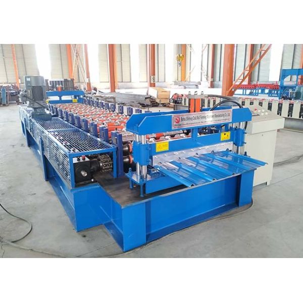 Rollo automático de la anchura 1000m m de la bobina que forma la máquina, rollo de la hoja de pared de PPGI que forma la máquina