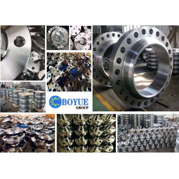 ASME B16.5 Alloy Steel Reducing Weld Neck Flange , Forged Carbon Steel Weld Neck Flange