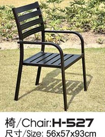 Leisure  Garden Cast Aluminum 6 Seater Outdoor Furniture Table And Chair Set Garden Furniture