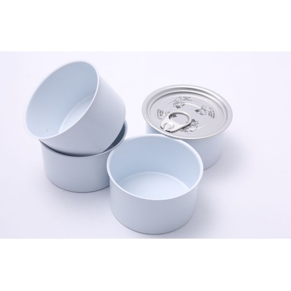 Two Piece Empty Tuna Can Packed 180ml Tuna Fish Can D73*44mm