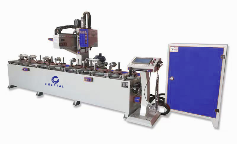 CNC Mortiser Drilling Machine with 2500mm X-axis Stroke 18000rpm Spindle Speed and 3.5kw Spindle Power
