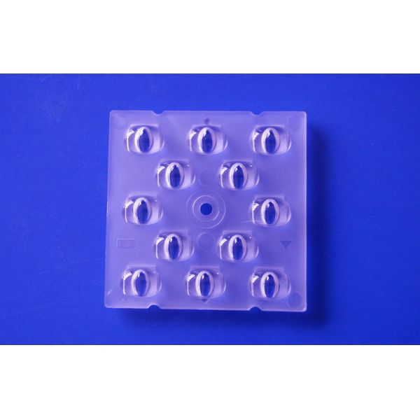 12 In 1 SMD 3030 LED Lens Array 50x50mm Optical Lens for LED Street Light