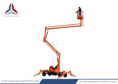 12m Platform Height Diesel Power Self Propelled Mobile Crank Arm Boom Lift Table