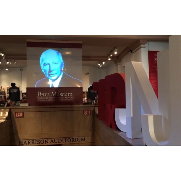 Голографический фильм экрана проекции, фильм задней проекции для стекла для магазина окна