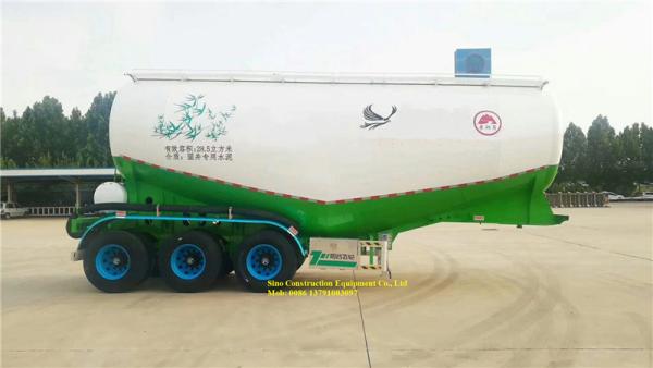 Sinotruk Heavy Duty Semi Trailers 3 Axles 30m3 Bulk Powder Tanker Trailer