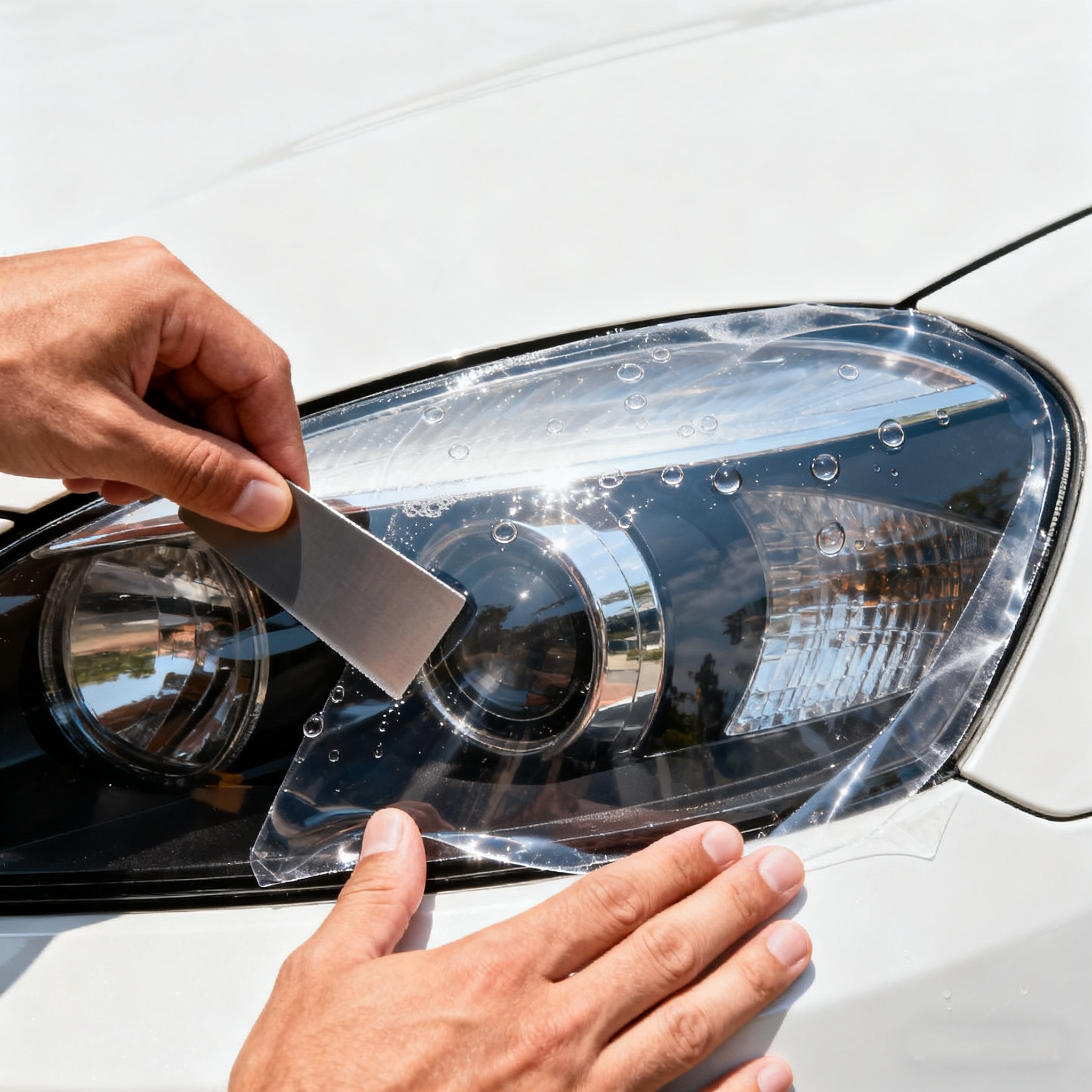 Headlight Protection Film KL82 Self-Healing UV Resistant Anti-Scratch TPU Headlight PPF Color Change for Cars
