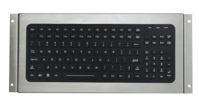 119 o teclado industrial do silicone das chaves IP67, USB enegrece o teclado do desktop