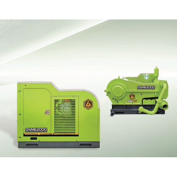 electric mud pump, electric GSME2000 mud pump, goodeng mud pump 2000L, 2000L mud pump, 2000L/min mud pump 