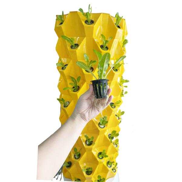 30L 6 8 10 12 Sistema de cultivo hidropónico de camada Torre Agricultura Vertical Para morango