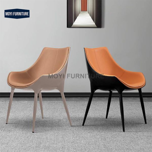 Wholesale Price Latest Modern Design Manufacturing Salon Leather Dining Chairs for Living Dining Room Events Hotel Restaurant