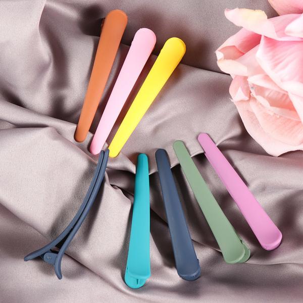 Grampo de cabelo da boca do pato dos acessórios elegantes da coloração de cabelo para o salão de beleza/home coloridos