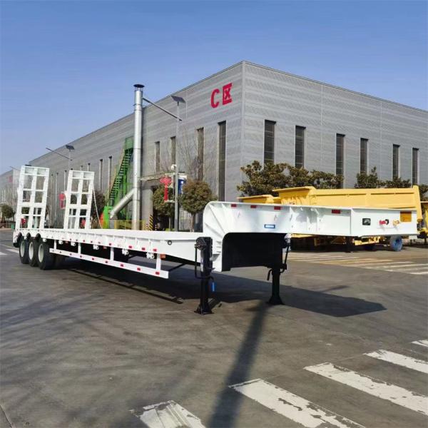 40 Tons To 100 Tons Original Bridge /FUWA/BPW Bridge Low Bed Semi-Trailer (Customized According To Customer Needs)
