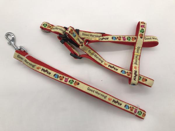 Stock Free Adjustable Colored Dog Chest Harness Leash / Pet Harnesses For Dogs