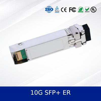 Módulo transceptor óptico 10G SFP+ ER para Ethernet de centro de datos de alto rendimiento, bajo consumo y confiable
