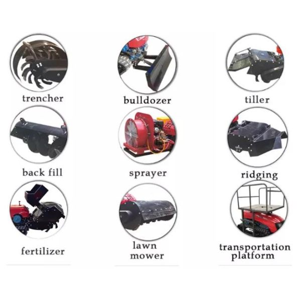 Sierpe multifuncional del cultivador teledirigida