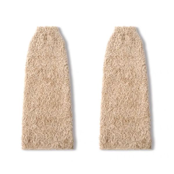 Fluffy Loose Knit Women Leg Warmers For Yoga And Casual Wear