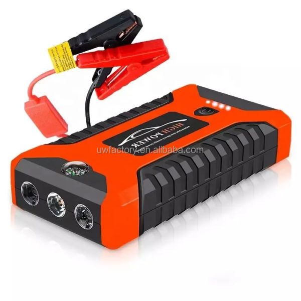 Nominal Voltage 7.68kwh/10.24kwh/12.8kwh/15.36kwh 20000mA Car Jump Starter 600A Portable Car Charger Booster Power Bank