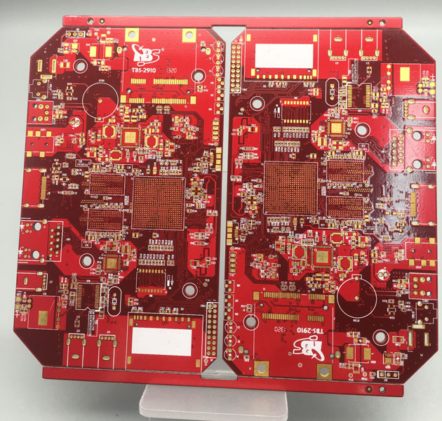 FR4 материальное зеленый цвет поверхности HASL/ENIG 2OZ 3layer 2U»/голубое управление BGA импеданса глухих отверстий Pcb soldermask HDI