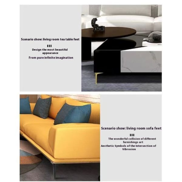 High Quality Iron Metal Gold Sofa Legs Furniture Hardware Accessories Cabinet Feet Sofa Legs