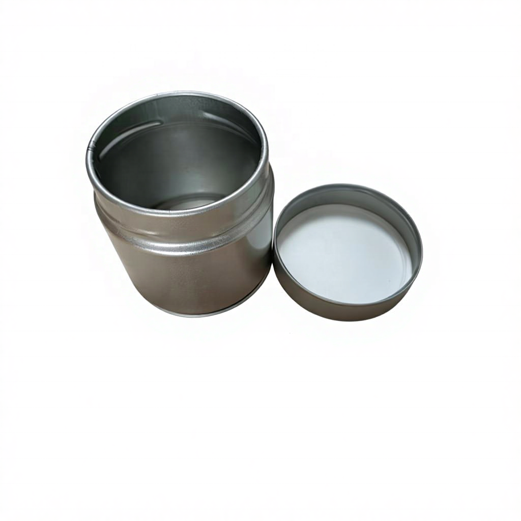 Green Silver Black Empty Matcha Tin Cans Custom Tin Box 20g 30g 50g Coffee Tea Powder Tin Container