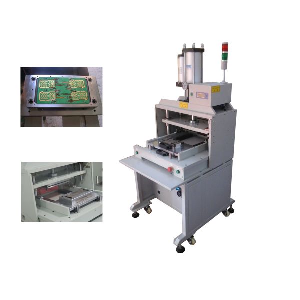 Customized PCB Depanel Machine PCB / FPC Punch Machine With Die