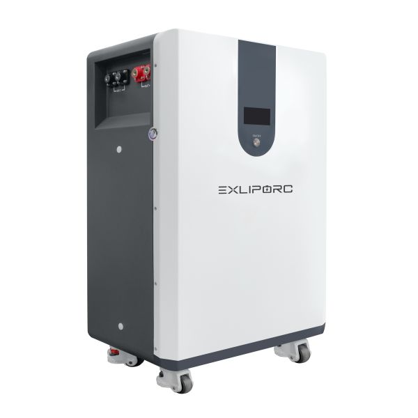 New 50kWh 1000Ah 51.2V 11000 Cycles Vertical Movable LiFePO4 Battery Hithium LFP Home Storage System BESS Pack Solar Energy
