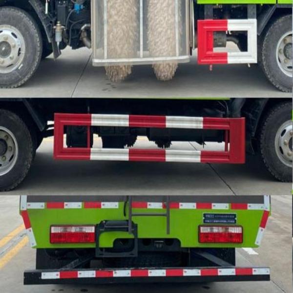 7.3TONS Diesel Powered Fence Guardrail Cleaning Truck With EQ1075SJ3CDF Engine