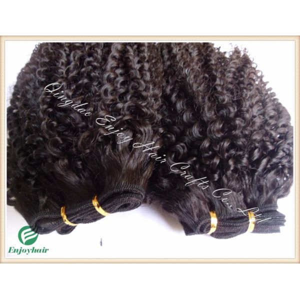Malaysian 5A virgin remy hair weave ,natural color(can be dye) curly 10''-26''length hair