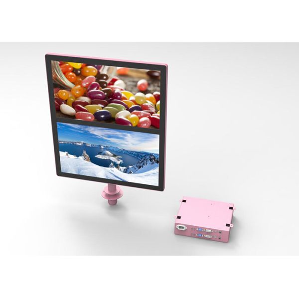 Customized design LCD MONITOR golden color frame for casion table casion trend board with splitter inside lcd display