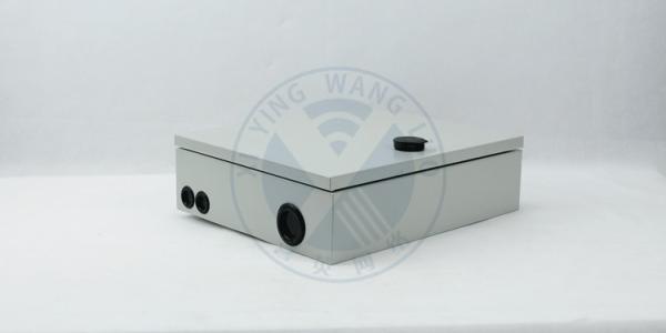 Outdoor IP65 Cold rolled steel(SPCC)  Wall Mounted Fiber Optic Distribution Box with 2*1:8 PLC Port SC
