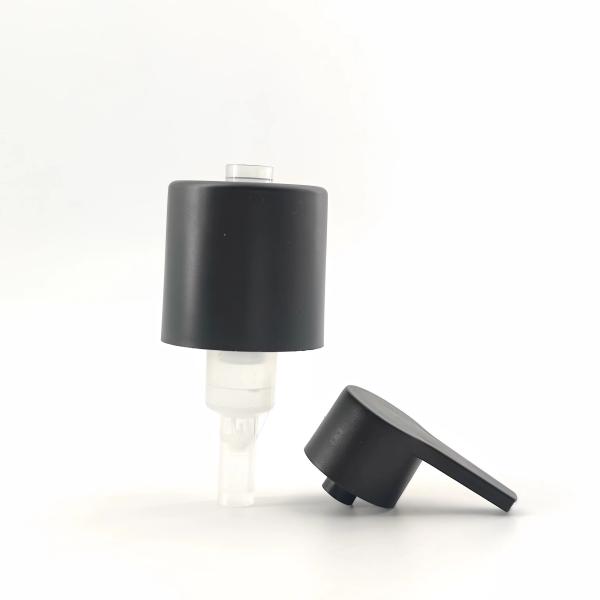 28mm 28/410 Black Lotion Dispenser Plastic Long Nozzle Shampoo Gel Screw Pump