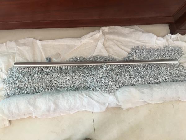 Aluminum Alloy Metal Chain Link Curtain 1.6mm And 2.0mm Wire Diameter