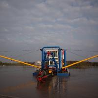 Máquina de dragado de arena de río modelo de 14 pulgadas para diversas aplicaciones de dragado y recuperación