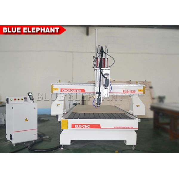 4.5kw Italy HSD air cooling spindle , multi spindle 1325 cnc router machine, wood cnc router machine