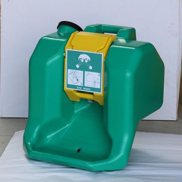 15 minutes Bright green Emergency portable eyewash  station/ 60L eye washer, Gravity Fed Eyewash similar to HAWS