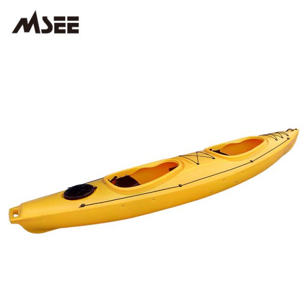 LLDPE HDPE Boat Pedal LSF Most Stable Fishing Kayak Spray Deck Blue Color