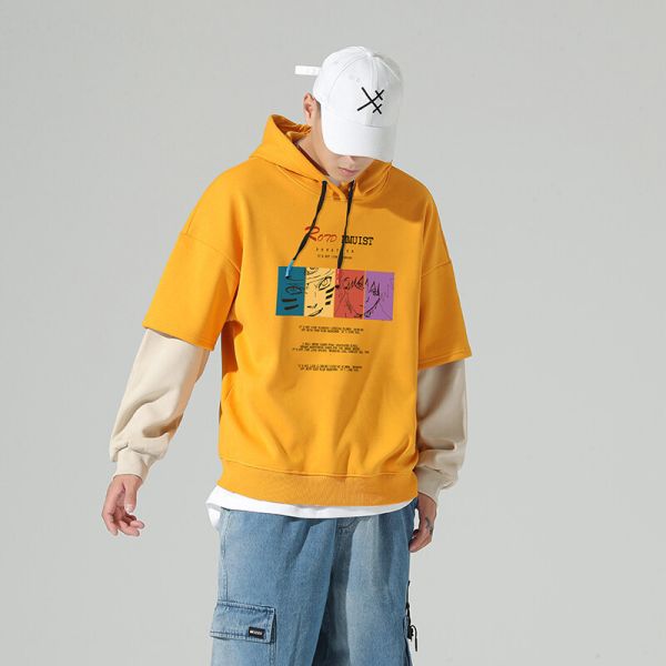 Sudaderas con capucha largas de la manga con el poliéster encapuchado 100% S-3XL para el invierno