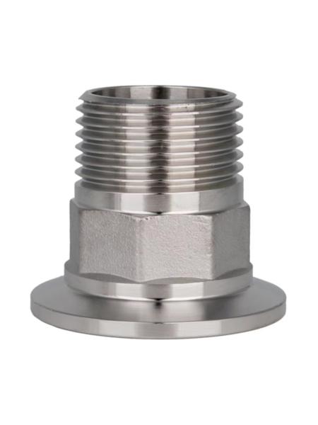 Aço inoxidável igual 304 Filamento masculino Hex Ferrule Tubos Acessórios Hex Adaptador