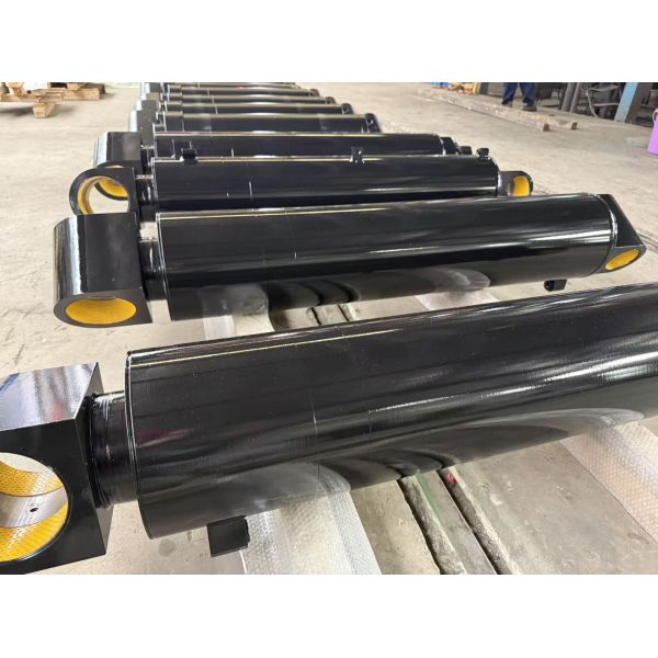 Double Acting Hard Chrome Plated Lifting Hydraulic Cylinder Large Heavy Duty 195mm