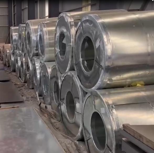 GI Hot Dipped Galvanized Coil Regular Spangle 600mm Slit Edge Full Hard