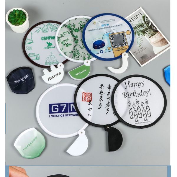 New Arrival Custom Foldable Nylon Flying Disc Folding Fan Flying Disc Fans Set