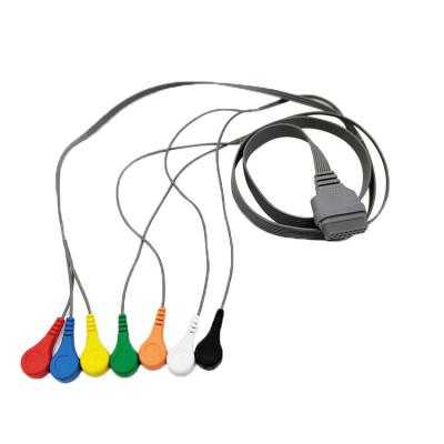 Edan SE-2003/cabo e ligações do ecg do registrador holter 7lead/10lead de SE-2012