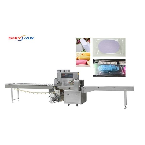 Disposable Hotel Towel Packing Machine Easy Operate Plastic Slipper Packing Machine