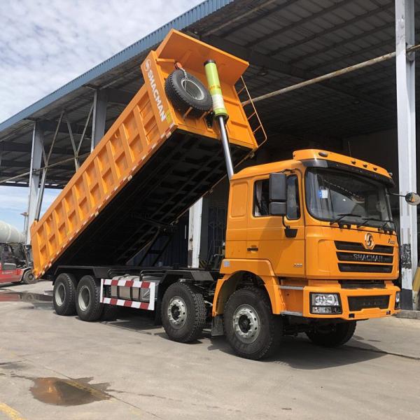 USED SHACMAN 6*4/8*4 Dump Truck Semi Trailer Engineered For Efficient Transport Of Bulk Materials And Waste  In Africa